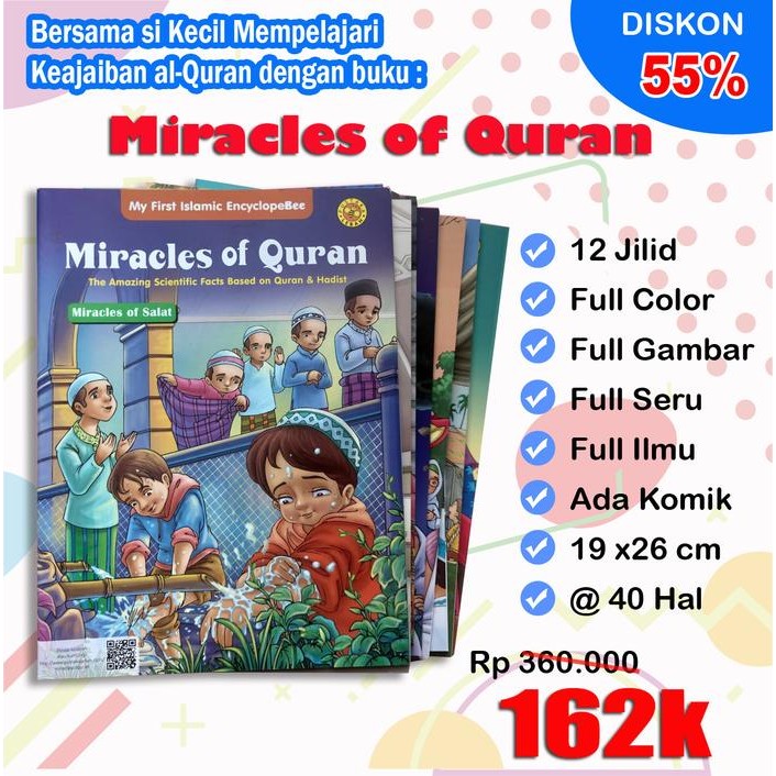 Buku Ensiklopedi Anak Pustaka Lebah : Miracles Of Quran