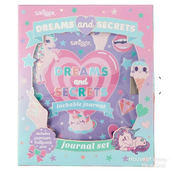 

Smiggle Dreams And Secrets Journal Set #Gratisongkir