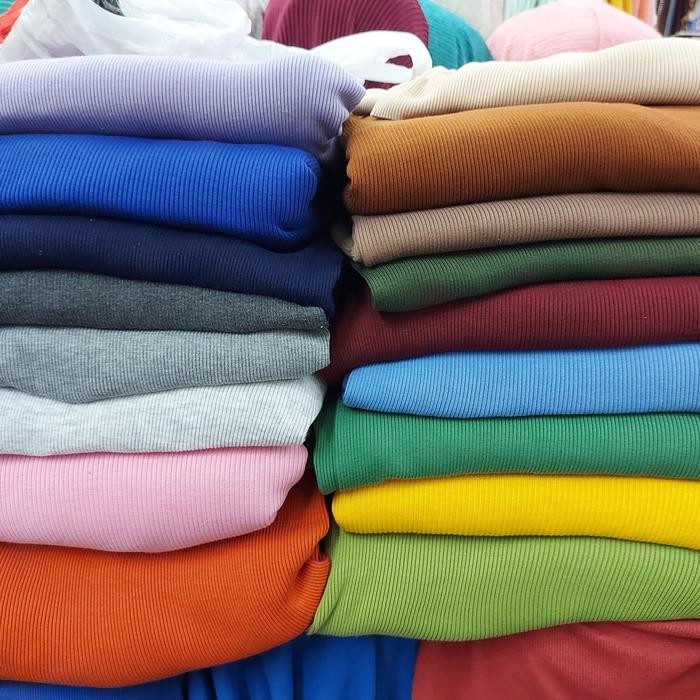 Kain kaos RIB/bahan kaos rip harga meteran