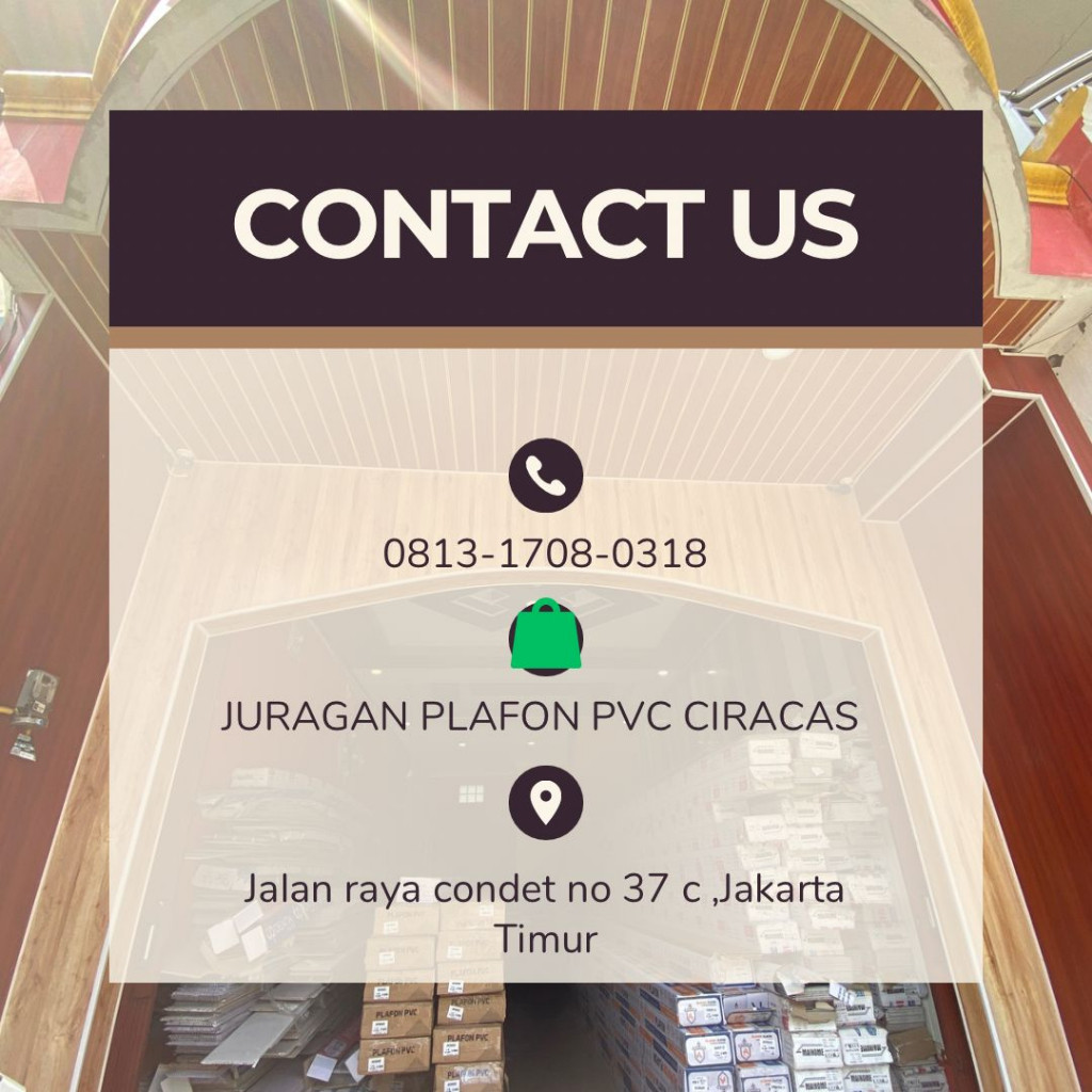 List Profil PVC List Tembok PVC Lebar 3 Cm