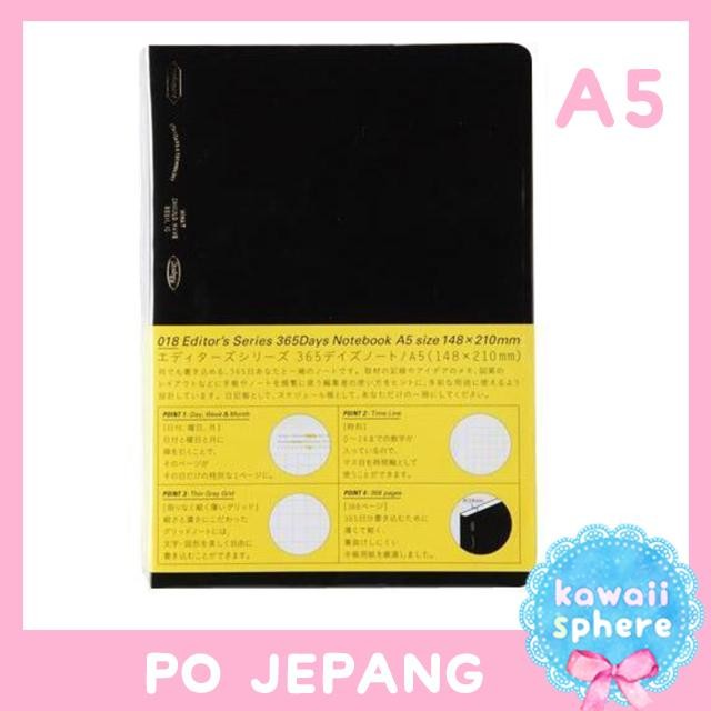 

Stalogy 365 Days Notebook A5 Po Jepang #Gratisongkir