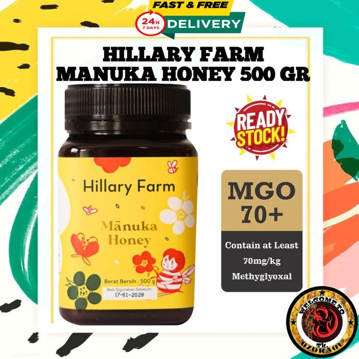 

hillary farm manuka honey 500gr - Madu Terbaik New Zealand