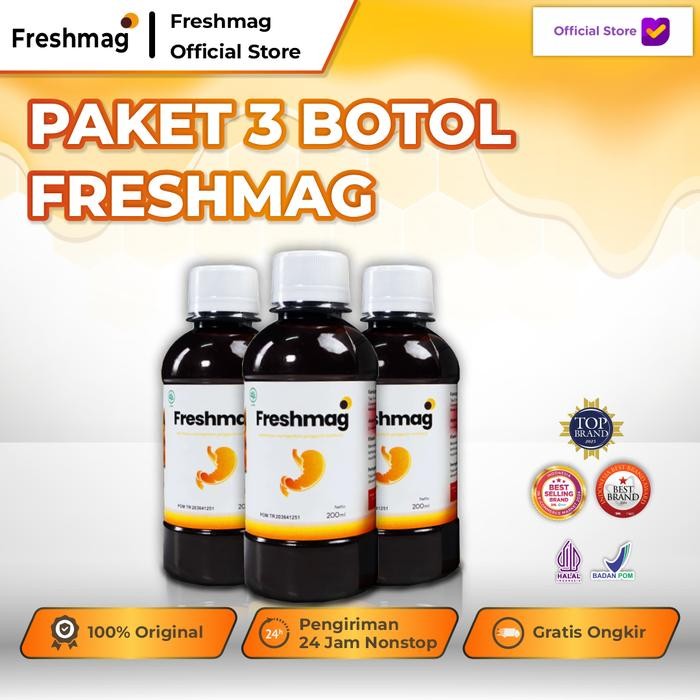 

Paket 3 Box Freshmag - Madu Herbal untuk Lambung