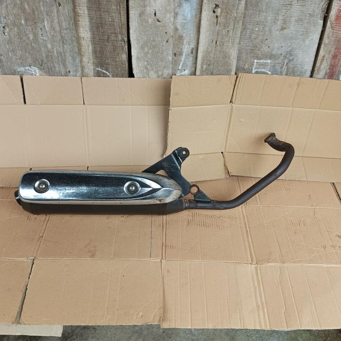 knalpot suzuki spin 125 original copotan standar halus