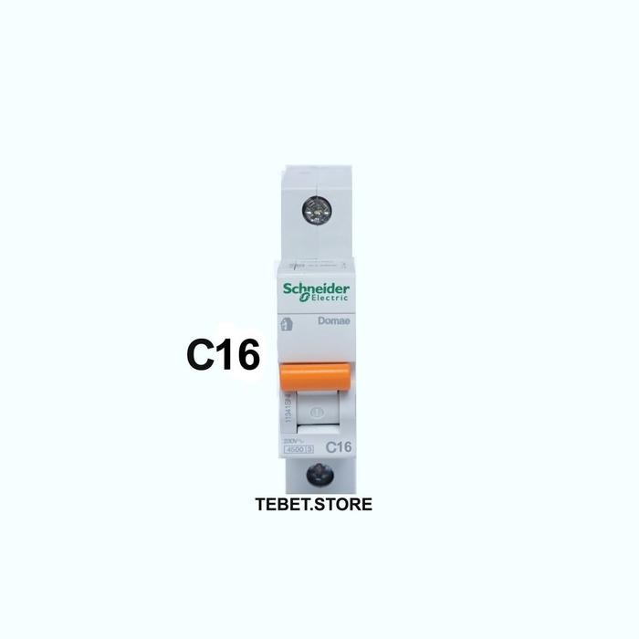 MCB 1 PASE C 16 / 16 AMPER MERK SCHNEIDER MERLIN GERIN