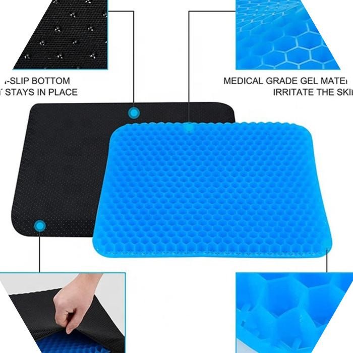 Alas Duduk Silikon Gel Original Bantal Alas Silicon Kursi Roda Nyaman
