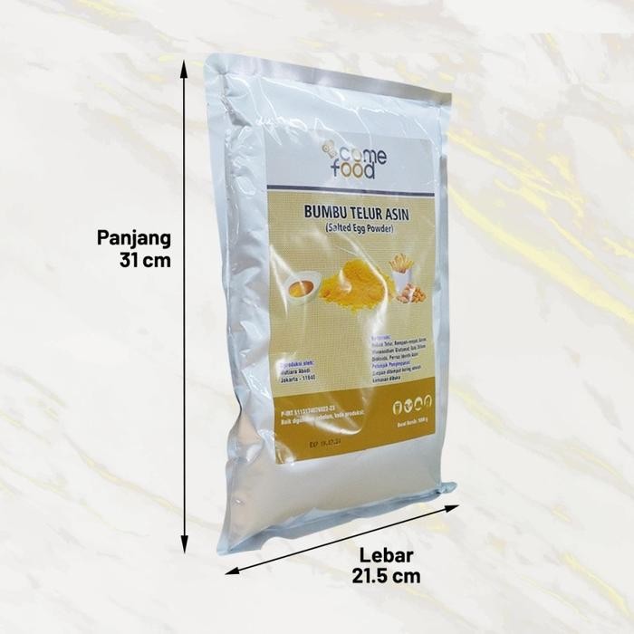 

New BUMBU TELUR ASIN BUBUK 1 KG - SALTED EGG SEASONING POWDER IMPORT Ready
