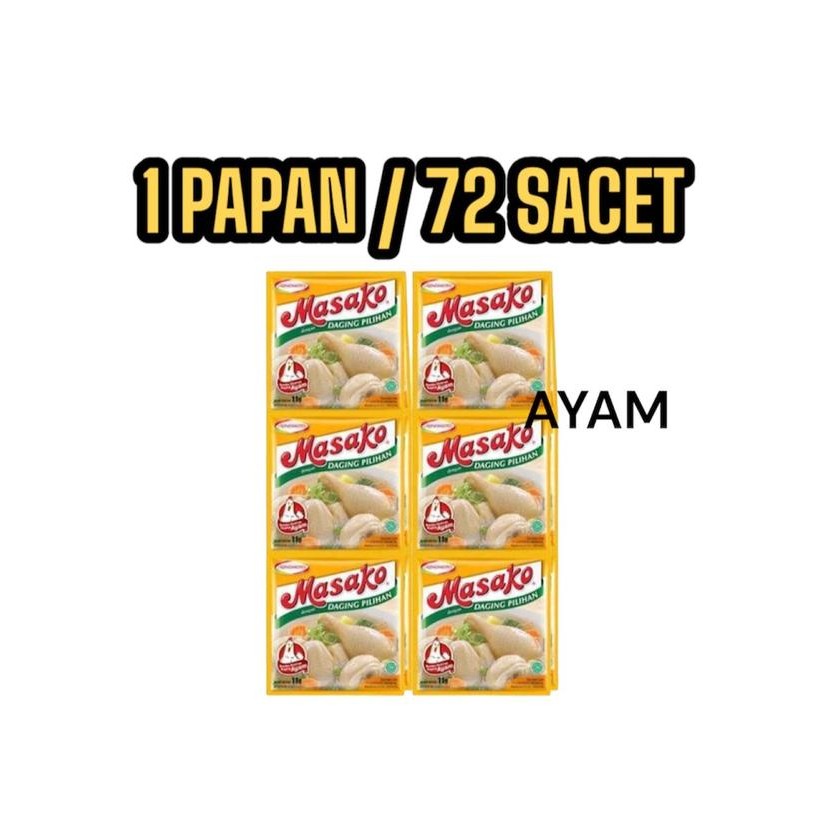 

Terbaru 72 SACET MASAKO AYAM DAN SAPI (8.5GR/SACET) Ready