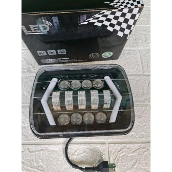 PROMO LAMPU DAYMAKER KOTAK 7INCH/DAYMAKER 7INCH 2TONE BISA BUAT MOBIL DAN MOTOR READY