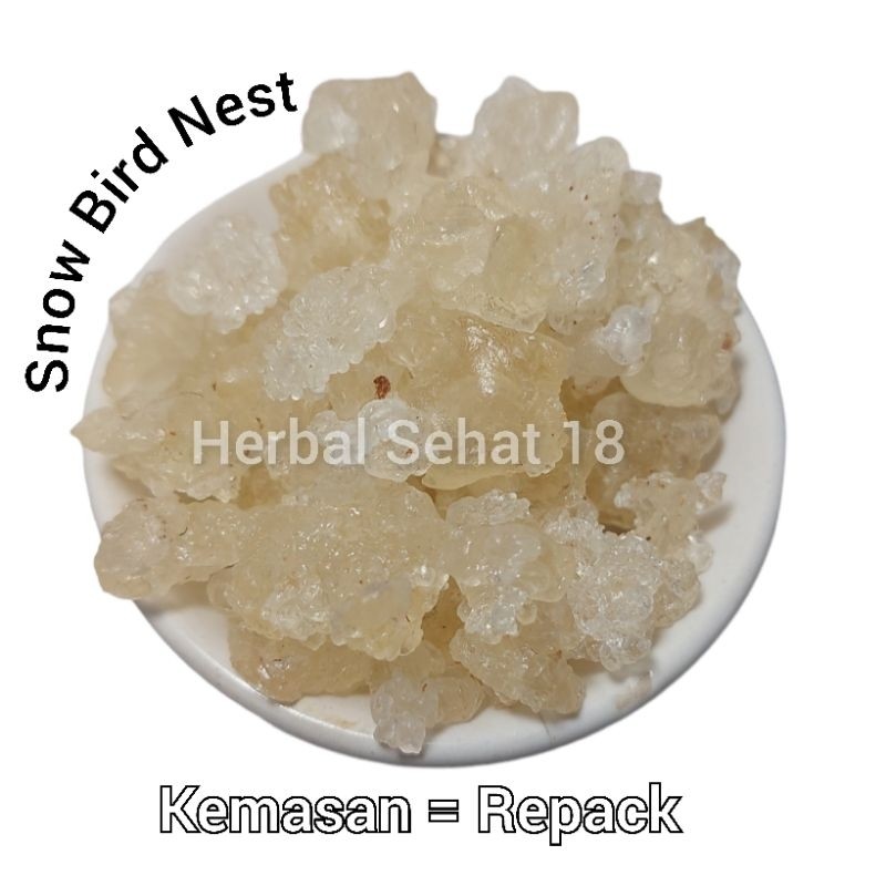 

Snow Bird Nest 50 gr - Xue Yan / Tragacanth Gum - Kualitas Terbaik PREMIUM
