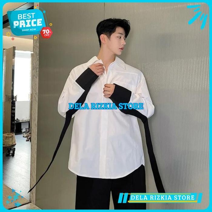 KEMEJA PRIA VARIASI MANSET PANJANG KATUN BASIC / KEMEJA PRIA VARIASI MANSET PANJANG KATUN BASIC