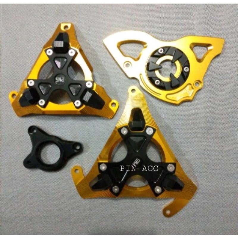 Cover Mesin/Cover Engine set plus tutup r depan Vixion, MX King, R15 V2 MT15 Xabre/XSR/CB150R/CBR 1