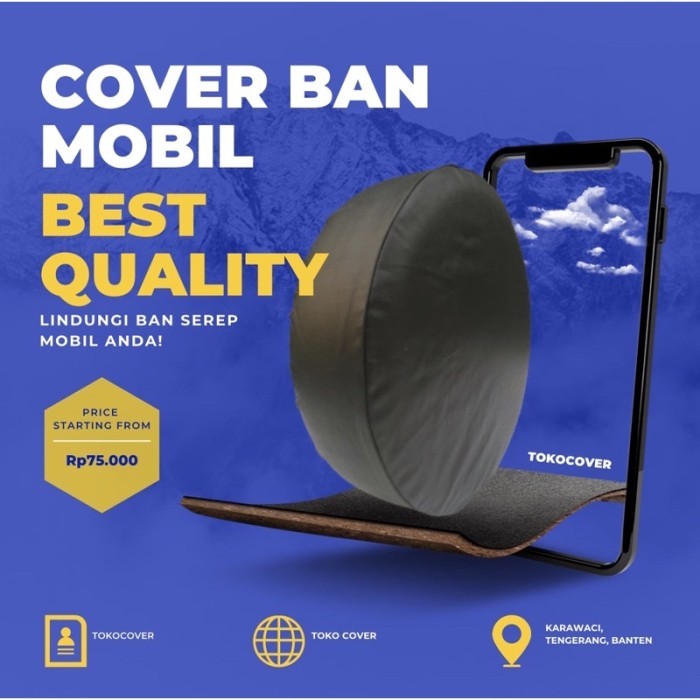 COVER BAN MOBIL SARUNG BAN SEREP MOBIL HONDA NEW BRV SUV
