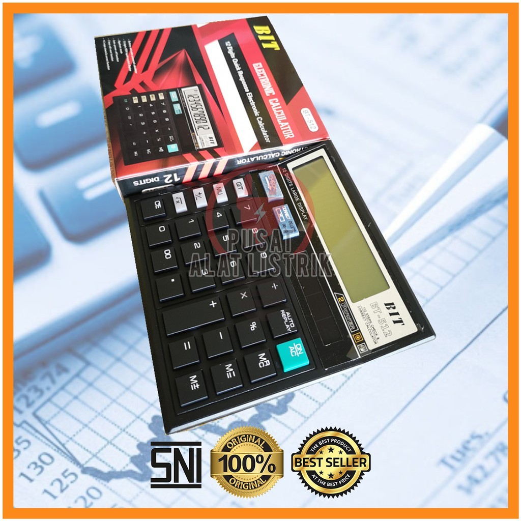 

KALKULATOR CALCULATOR 12 DIGIT 12DIGIT BIT CT-512 CT 512 BT-512
