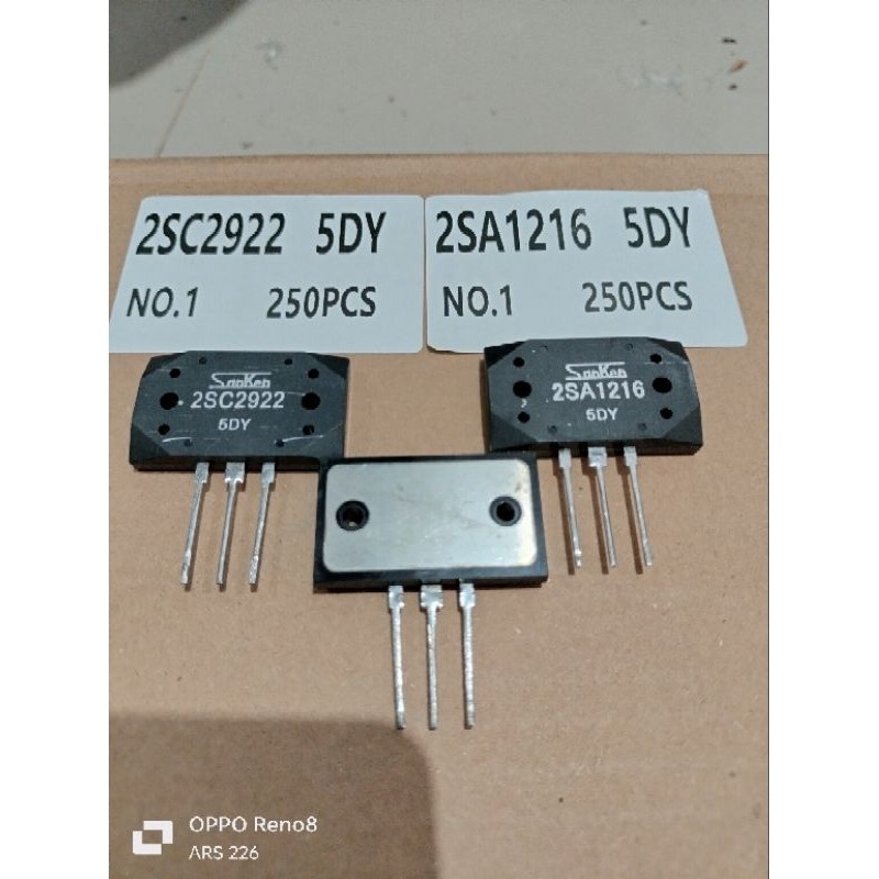 Sanken 2SA1216/2SC2922 5DY (RRT Kw 1)Free Mika Karet