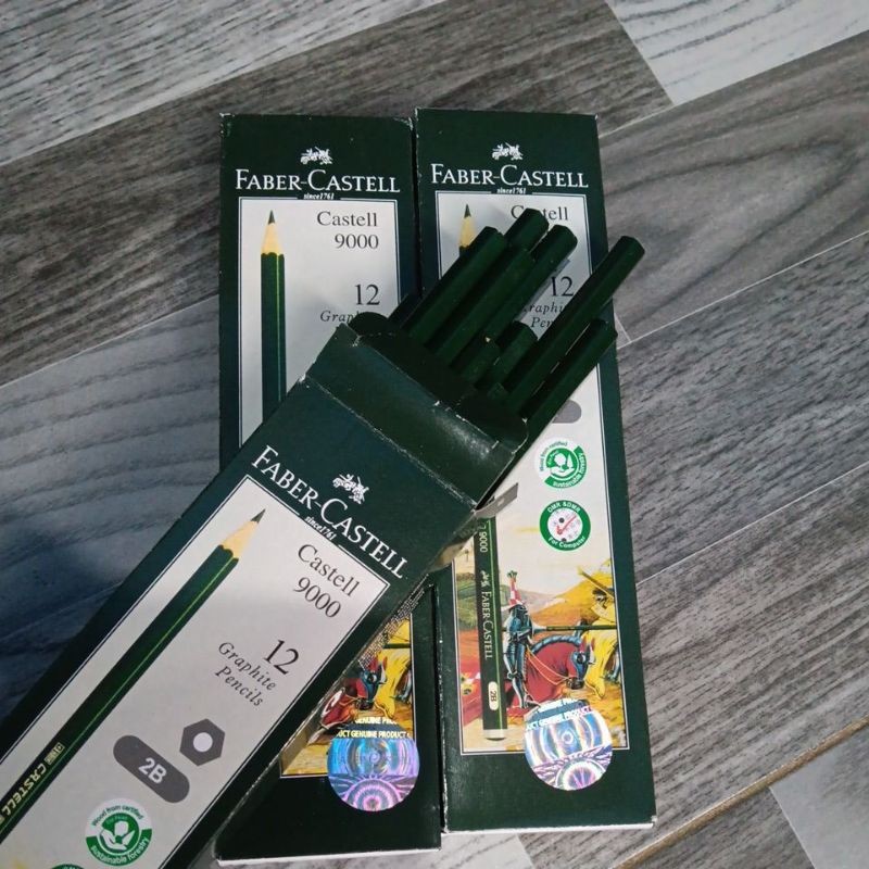 

PENSIL FABER-CASTELL 2B 12 PCS