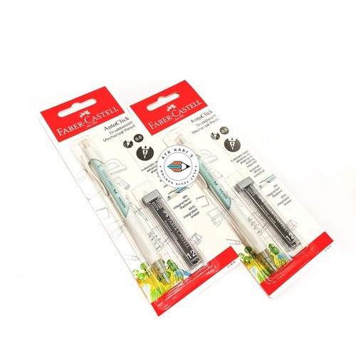 

FABER CASTELL Pensil Mekanik Mechanical Pencl Auto Click Refill Set