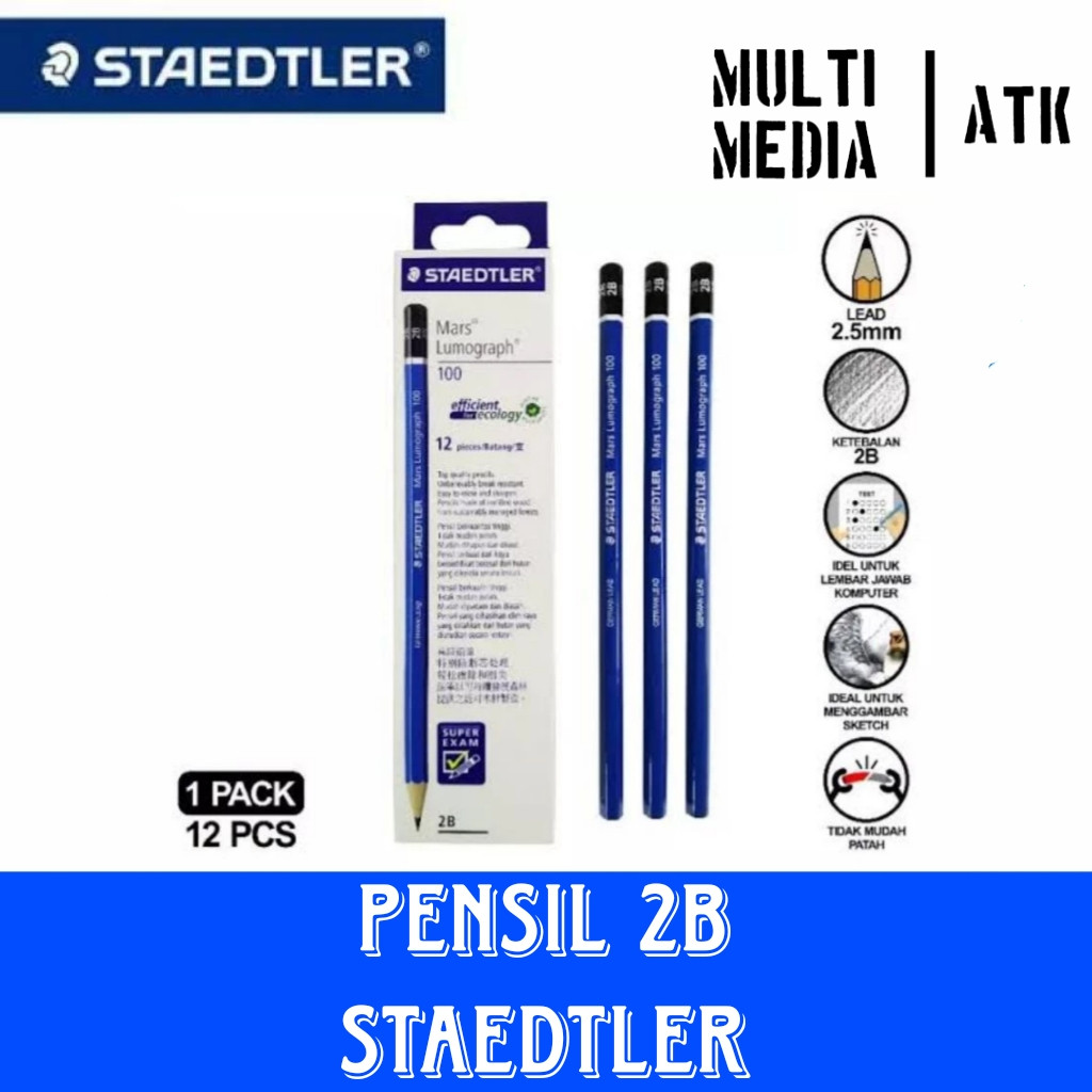 

PENSIL 2B STAEDTLER PENSIL UJIAN