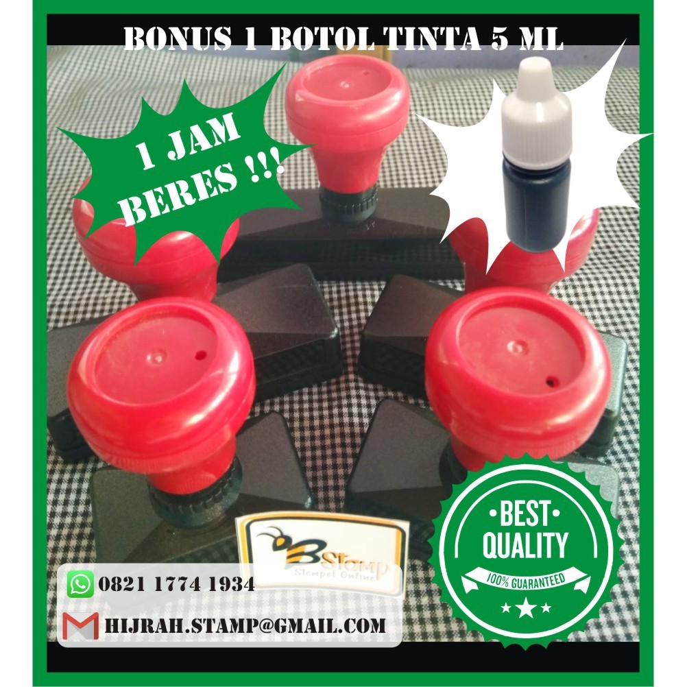 

Cetak Stempel Flash Persegi 2 cm BONUS TINTA