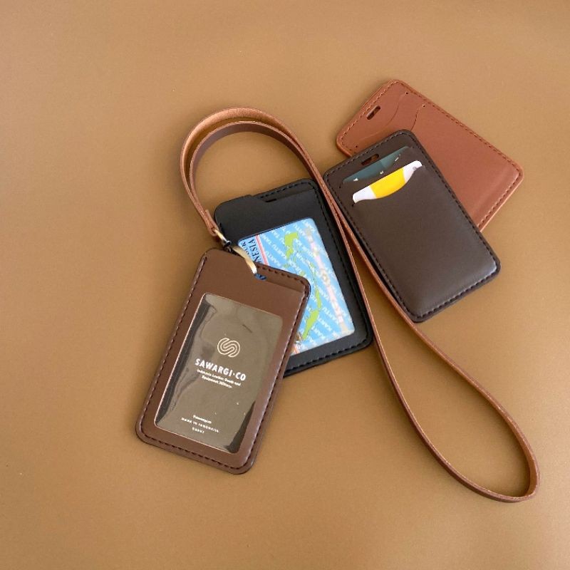 

ID Card Holder Kulit Nametag Holder By Sawarguco sanes