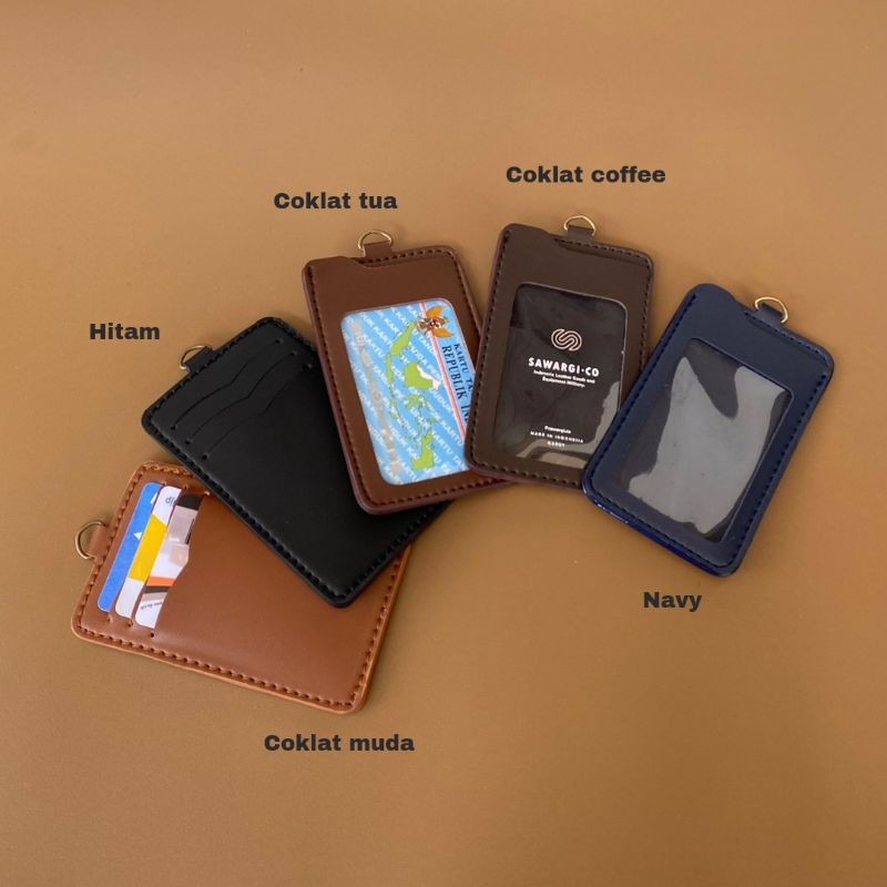 

ID Card Holder Kulit Name Tag Holder Kulit by Sawargico Saner