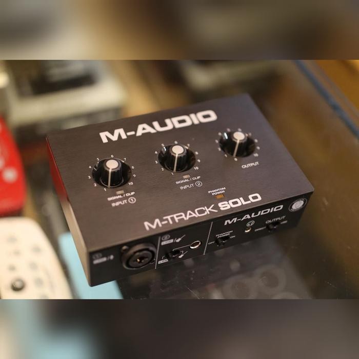 Termurah AUDIO INTERFACE SOUND CARD M-AUDIO M-TRACK SOLO/MTRACK SOLO