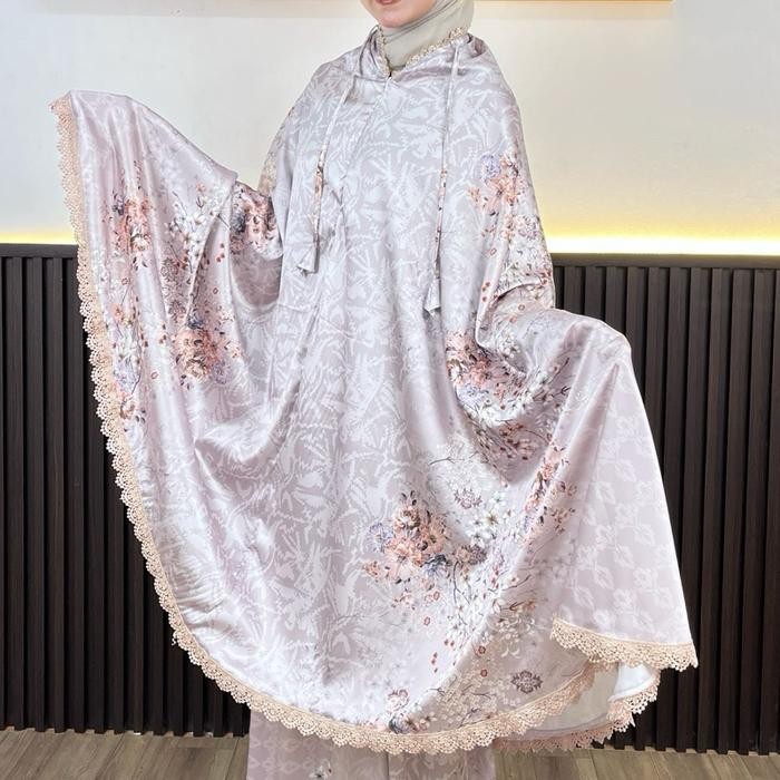Mukena Silk Motif Mukena Silk Printing Bahan Silk Premium Terbaru