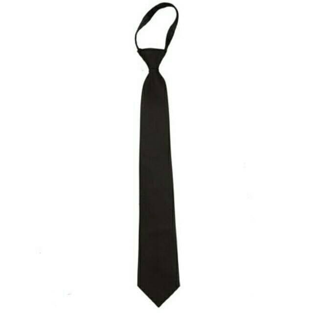 dasi pria hitam polos / dasi kantor / dasi anak sekolah