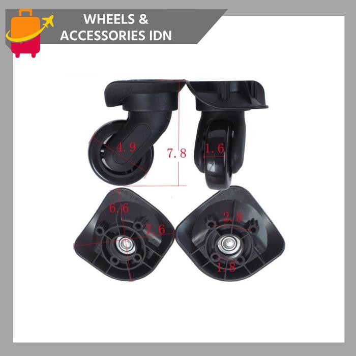 1 PCS RODA KOPER DELSEY NO LOGO OEM