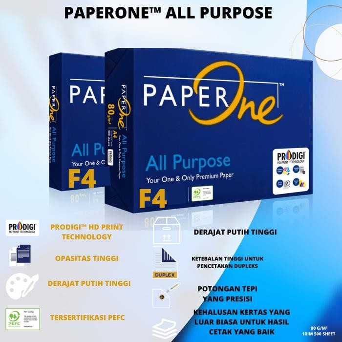 

Kertas Hvs Paperone F4 80 G/M
