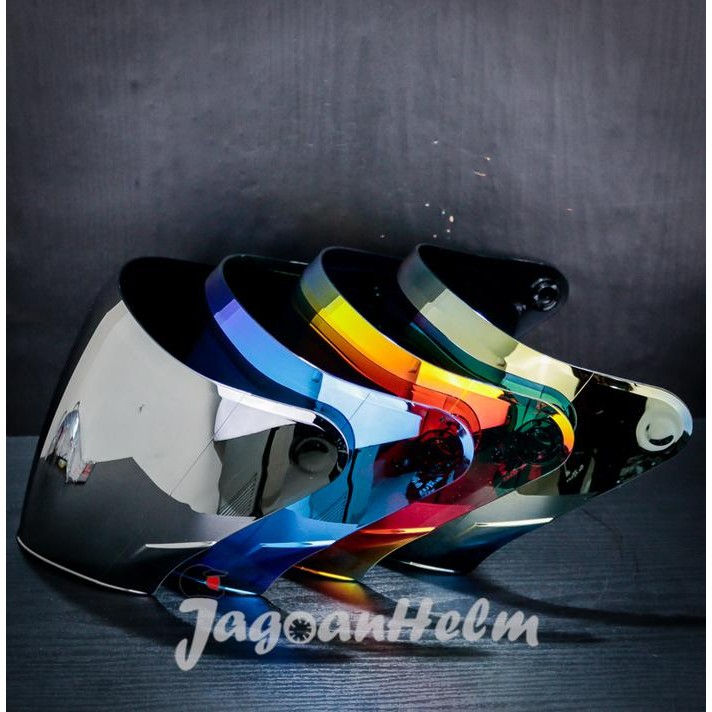 VISOR HELM KYT NFJ IRIDIUM KACA VENOM NORISK NF-J CUSTOM
