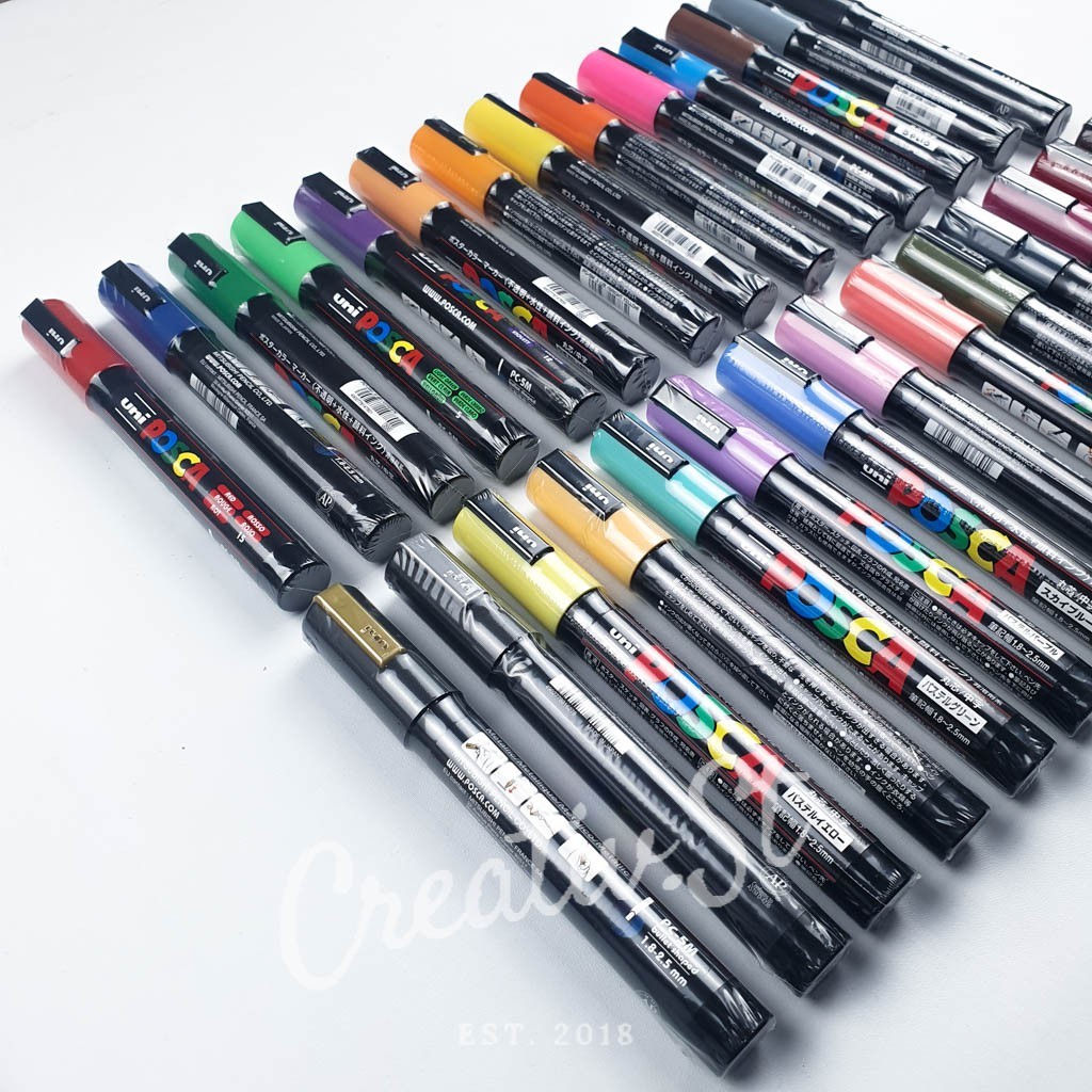 

Uni Posca Pc-5M Paint Marker Medium Point Tip (Part 2)