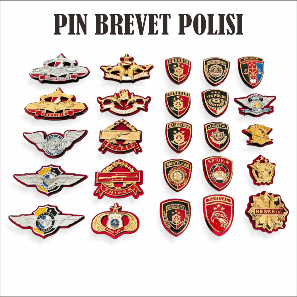 PSN_ATRIBUT ATRIBUT POLRI / PIN POLRI / KEWENANGAN POLRI / KOPEL POLRI / ATRIBUT POLISI BAHAN LOGAM