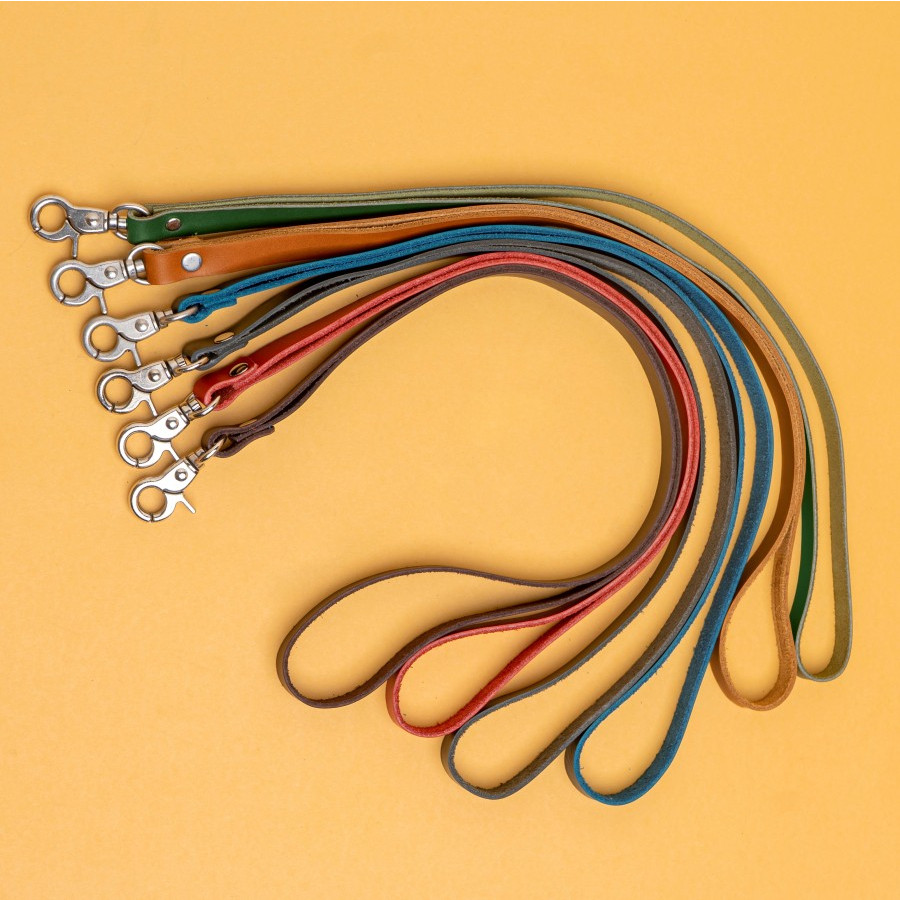 

Tali ID Card Kulit Sapi Asli - Leather Lanyard