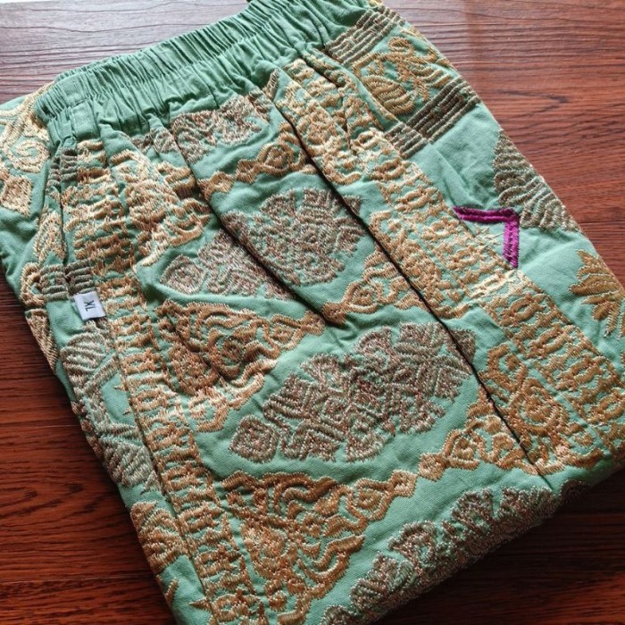 Kamen Jadi Bordir Strait Motif Tumpal Pertiwi Rok Songket Strait Rok Bali