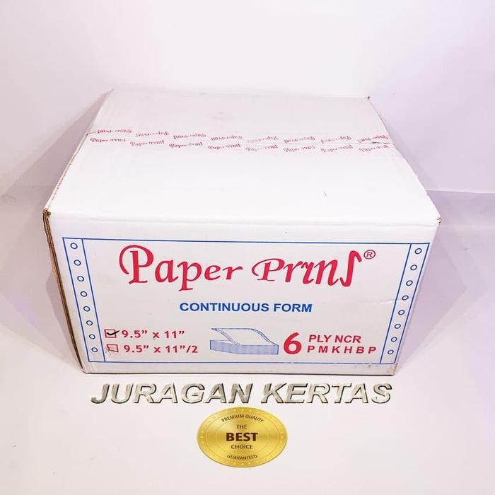 

Continuous Form 9,5 X 11 6Ply Paperpryrns