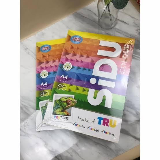 

Kertas Hvs A4 Sidu 80Gram Warna Rainbow