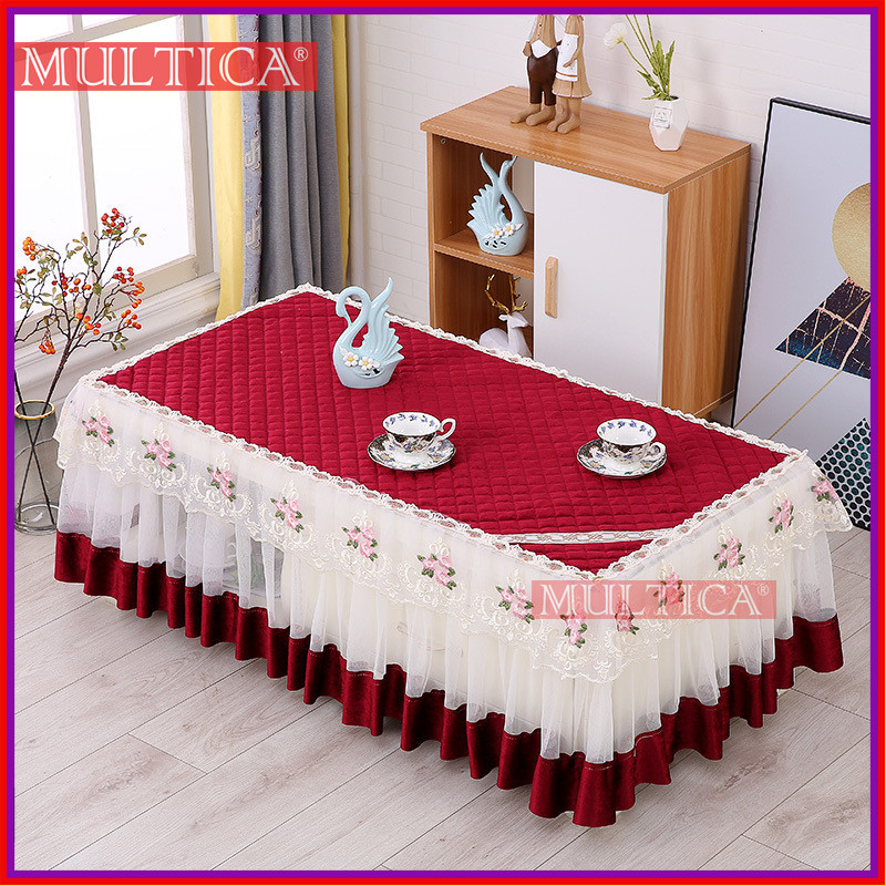 MULTICA Taplak Meja Ruang Tamu rumbai taplak meja tamu aesthetic taplak meja mewah Modern Minimalis