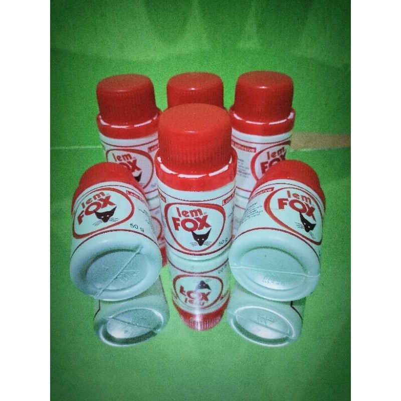 

LEM FOX PUTIH 50g (1 Lusin) Grosir / LEM KERTAS / LEM KARTON / LEM SEKOLAH