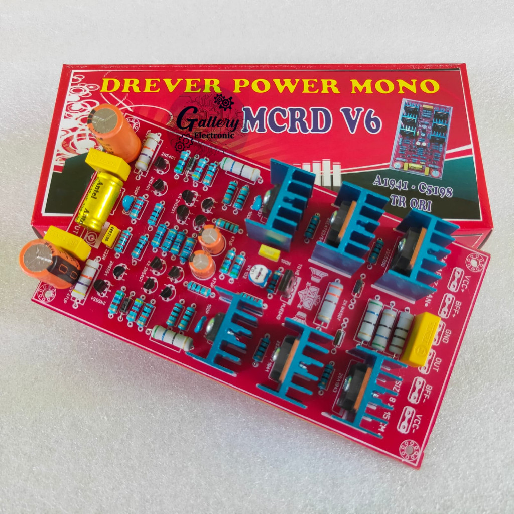 Blueskyy - Kit Driver Power Amplifier MCV6 Balap Low Sub Komponen Original