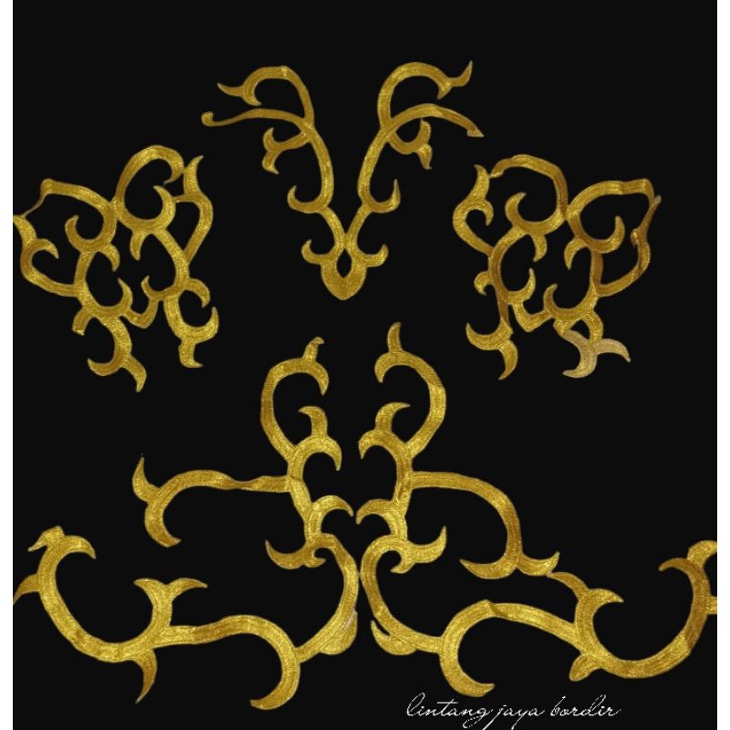 kebaya bordir aplikasi adat