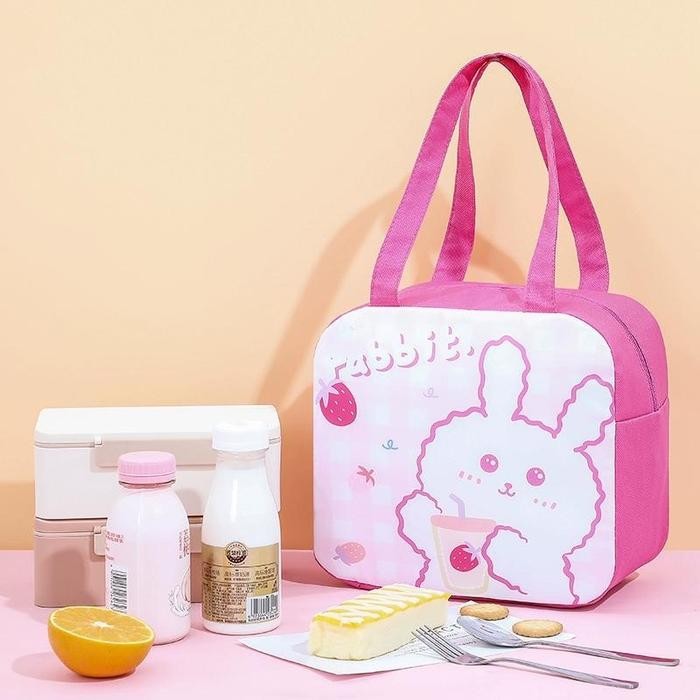 Penawaran Spesial Opiobags Lunchbag / Tas Bekal / Kotak Makan / T4 Penyimpanan Makan Alumunium Foil