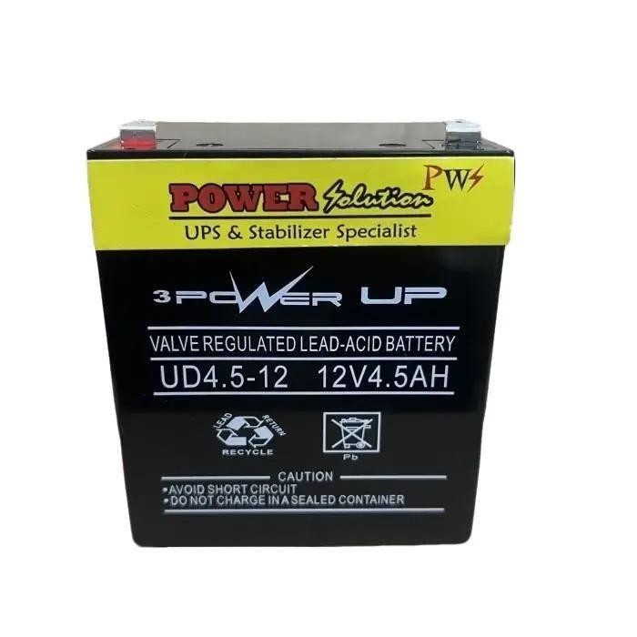 Battery Power Up 12V 4.5Ah Baterai Ups 12V 4 5Ah Aki Ups 12V 4 Koma 5