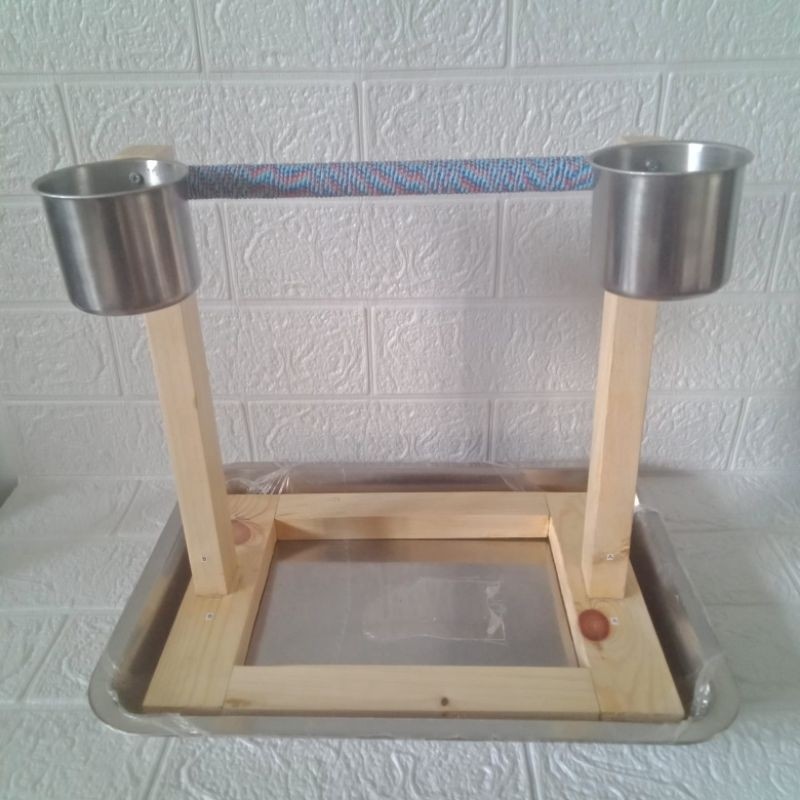 Tangkringan burung hantu / alap alap / burung nuri / kakatua [FREE TALI KAKI BURUNG]