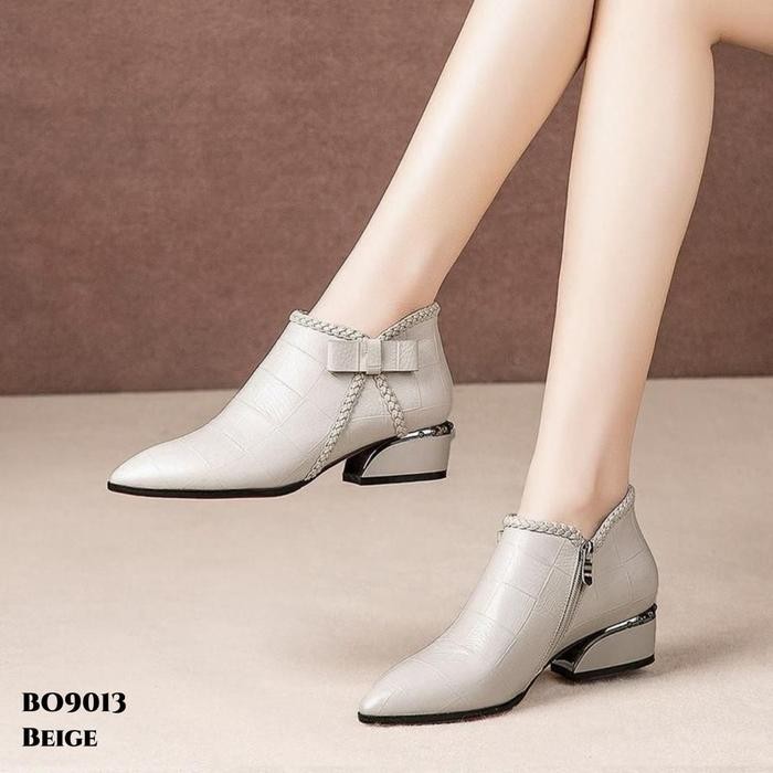 JTTOP" SEPATU BOOTS FLAT FASHION WANITA ALA KOREA STYLE SHOES BO9013
