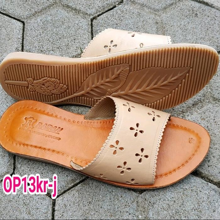 JTTOP" SANDAL KULIT WANITA SIZE JUMBO 42,43,45