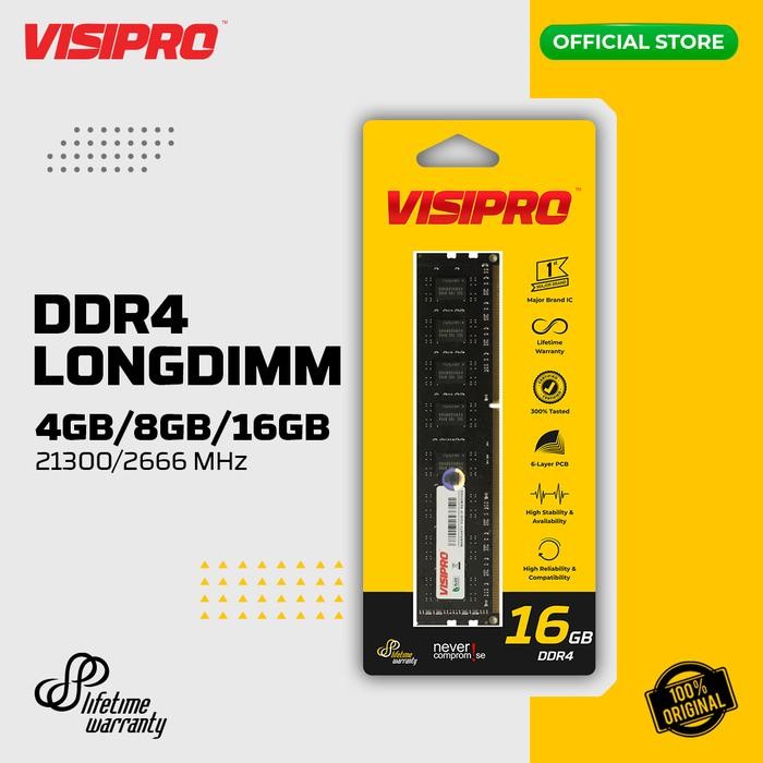 Ram Pc Ddr4 4Gb/8Gb/16Gb Pc 21300 Visipro