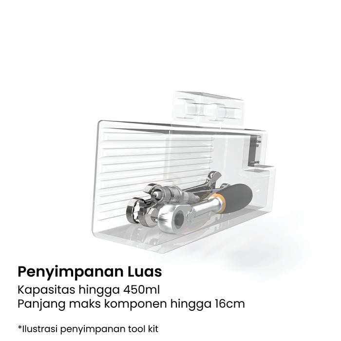 Tool Box Suzuki Gsx R150 S150 Bandit 150 Kit Tempat Penyimpanan Perkakas Bagasi Tambahan