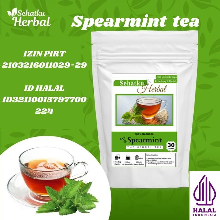 

SEHATKUHERBAL SPEARMINT TEA isi 30 tea bag Daun Herbal