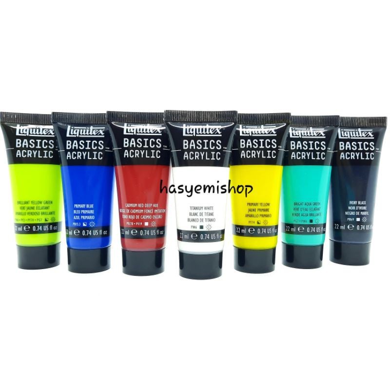 

CAT AKRILIK LIQUITEX BASICS ACRYLIC COLOUR 22 ML